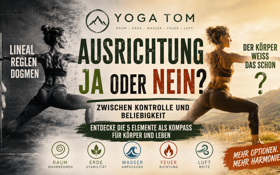 Ausrichtung im Yoga – zwischen Lineal und „Der Körper weiß das schon“